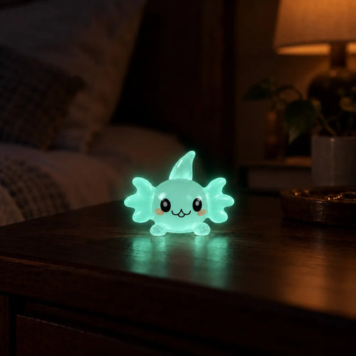 Miniature Glow Axolotl Fish Assorted (1pc)